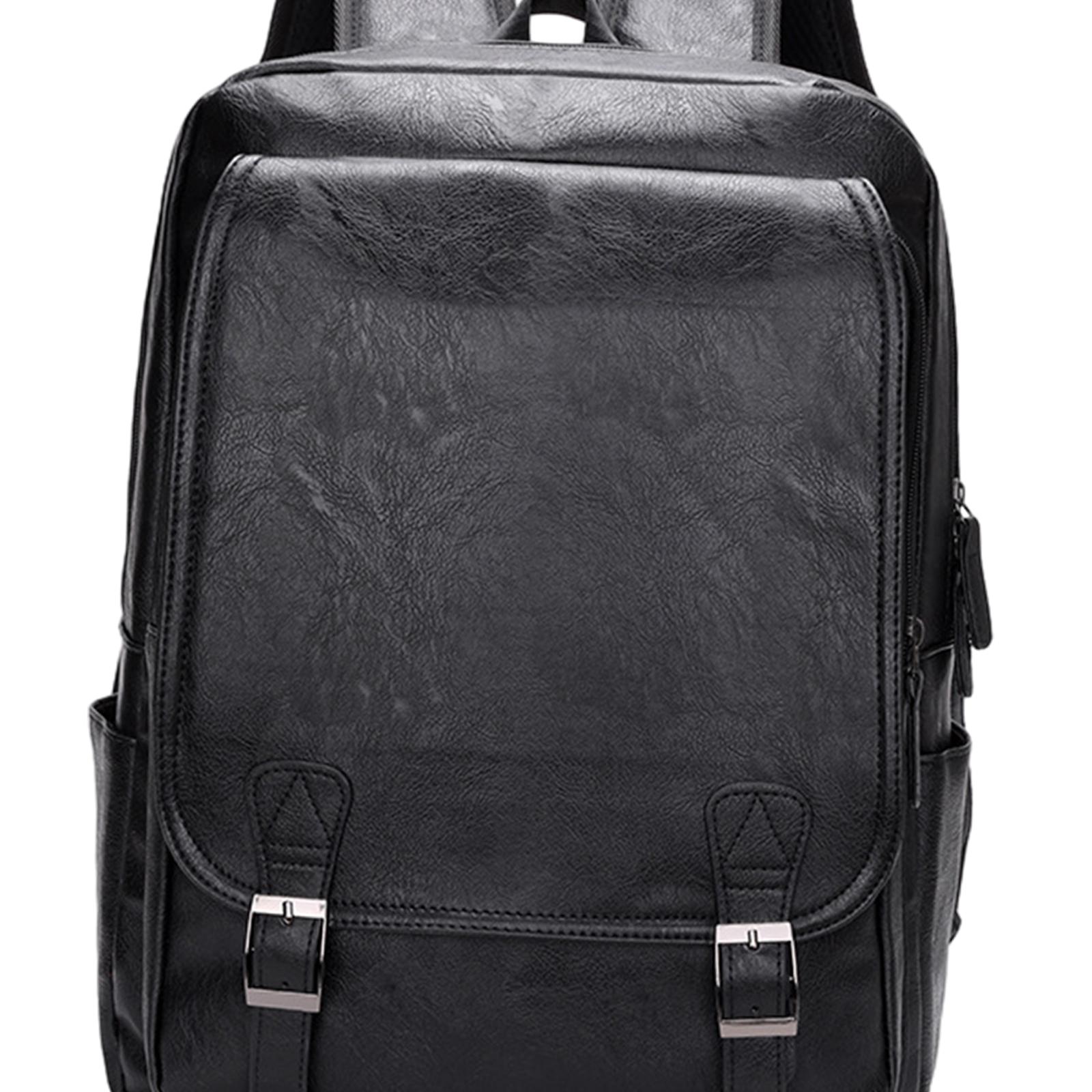 Leather Work Rucksack Mens - Ransel Laptop Pria Bahan Kulit Sintetis