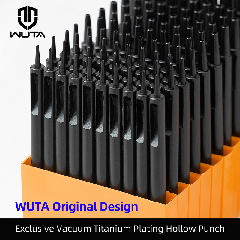 Rivet Setter Tool - Wuta 1-10pcs pelapisan titanium kulit lubang