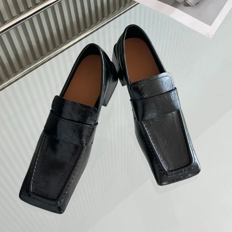 Sepatu Wanita Hak Tebal Model  - Leatherwork Designs ulasan dan harga