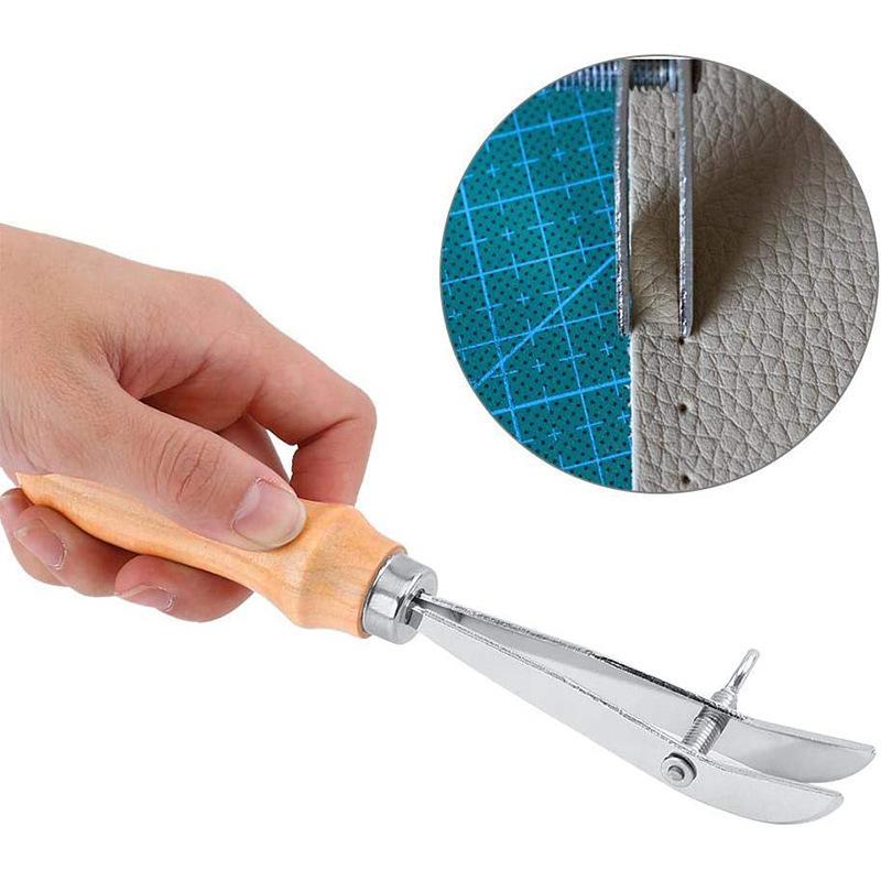 Alat Pembuat Alur Tepi Kulit y - Groover Stitching Tool ulasan dan harga