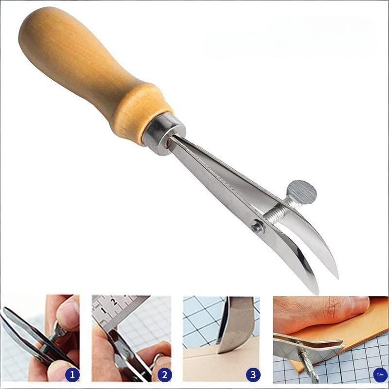 Alat Pembuat Alur Tepi Kulit y - Groover Stitching Tool ulasan dan harga