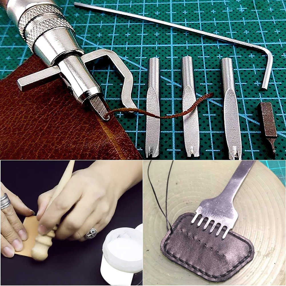 7 in 1 Alat Pembuat Alur Kulit - Groover Stitching Tool ulasan dan harga