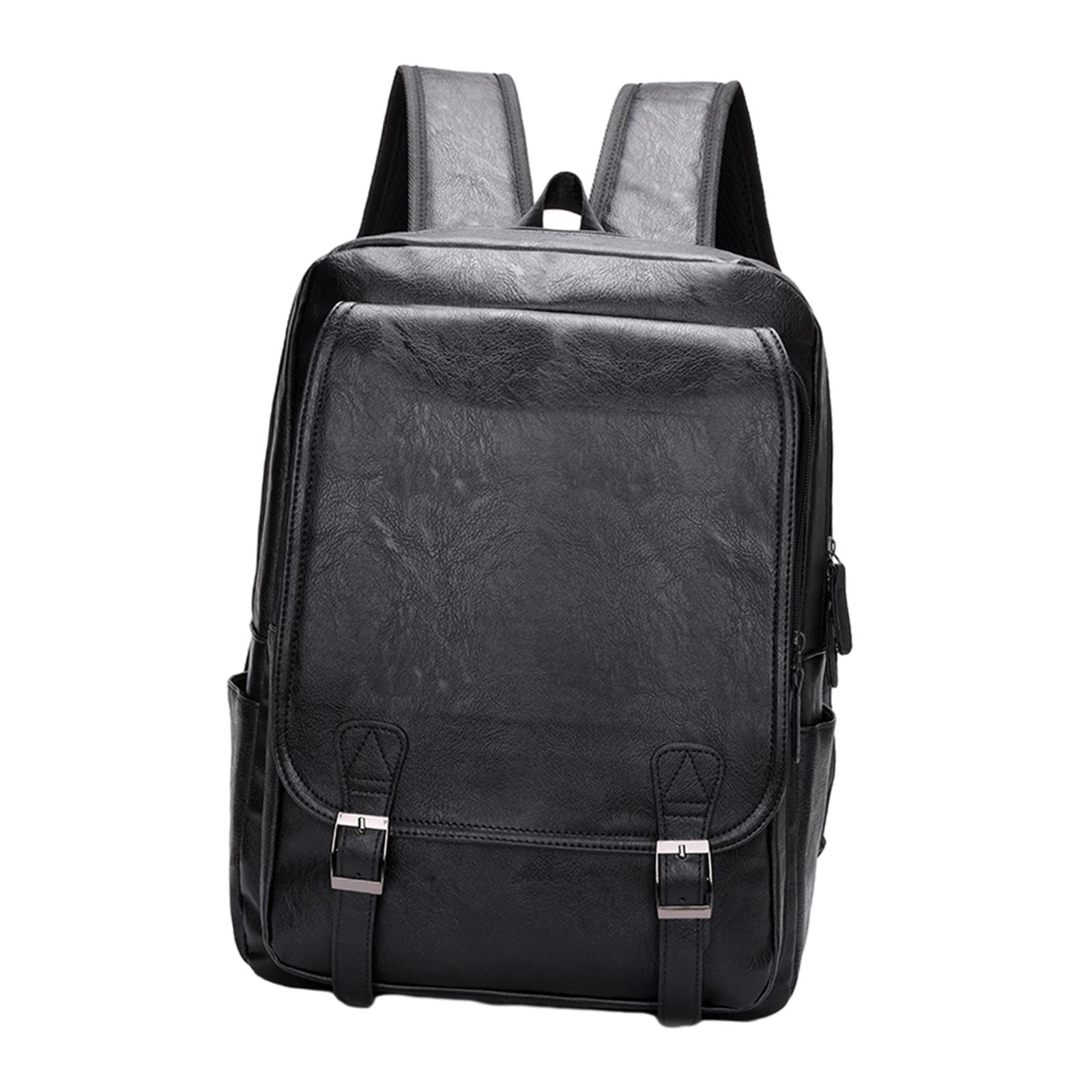 Ransel Laptop Pria Bahan Kulit - Leather Work Rucksack Mens ulasan dan harga
