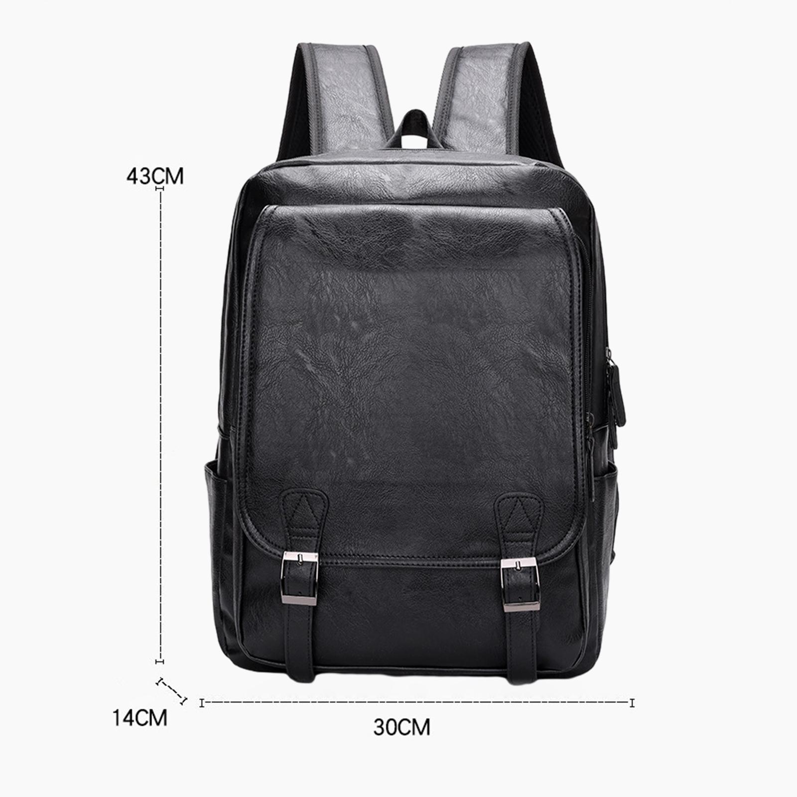 Ransel Laptop Pria Bahan Kulit - Leather Work Rucksack Mens ulasan dan harga