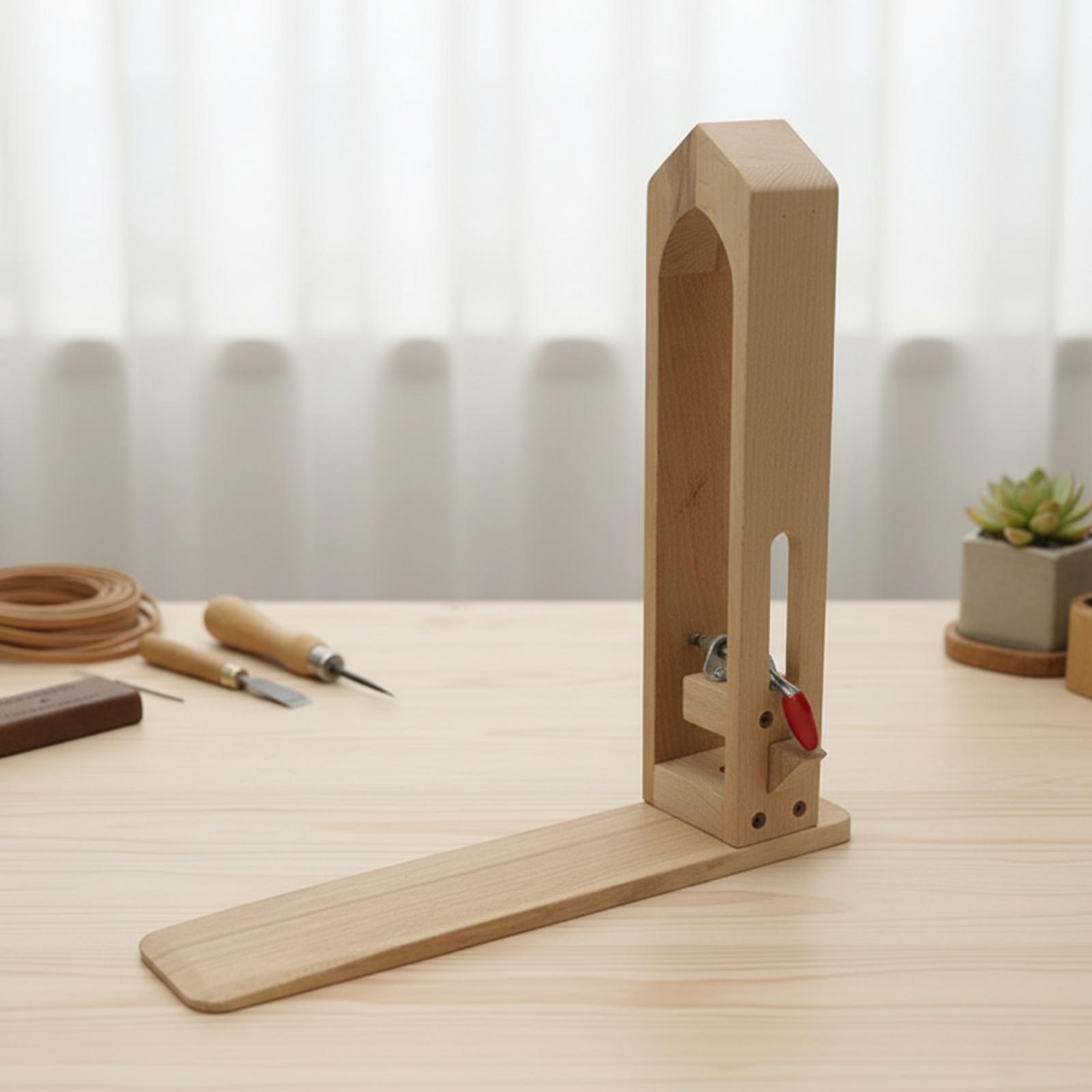 Penjepit Jahit Kulit Kayu Beec - Leatherwork Hand Press ulasan dan harga