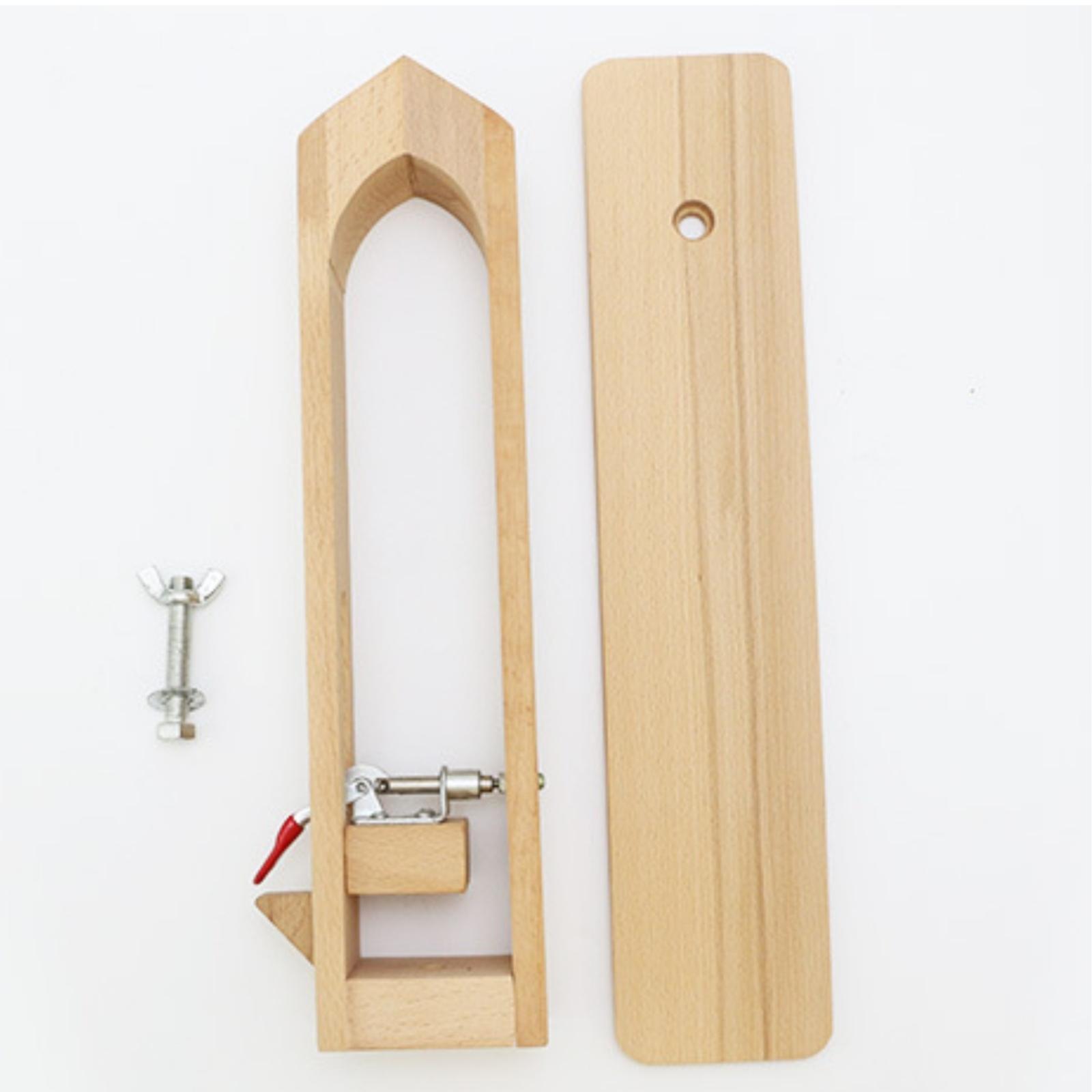 Penjepit Jahit Kulit Kayu Beec - Leatherwork Hand Press ulasan dan harga