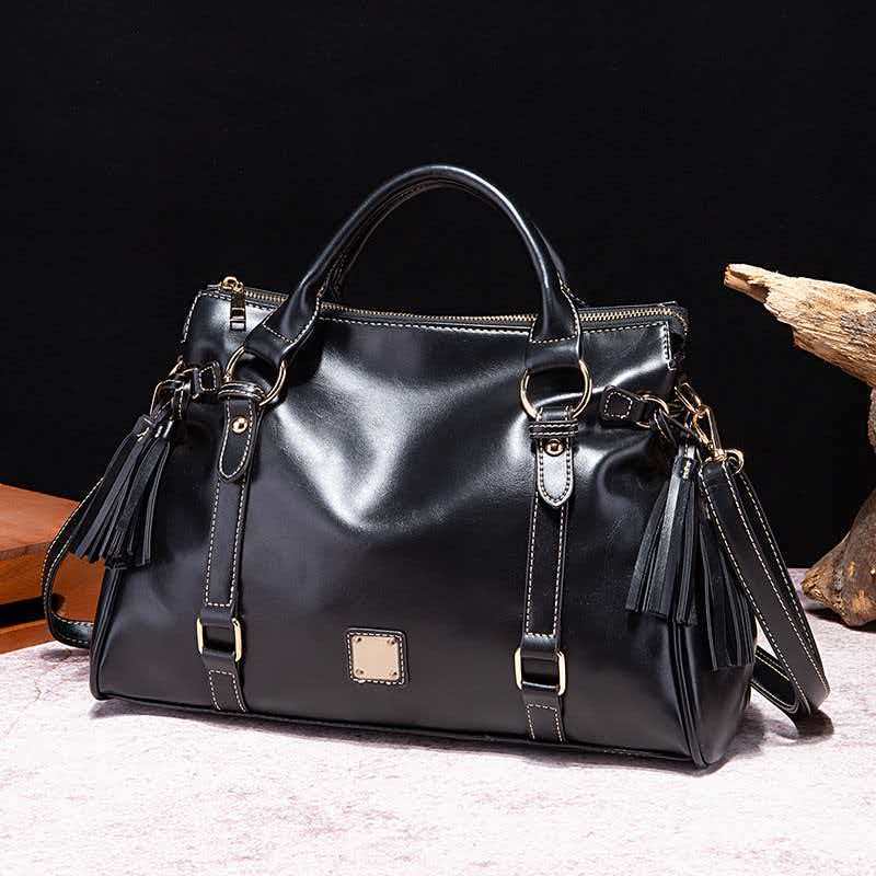 Tas Tote Wanita Kulit Lembut R - Leatherwork Designs ulasan dan harga